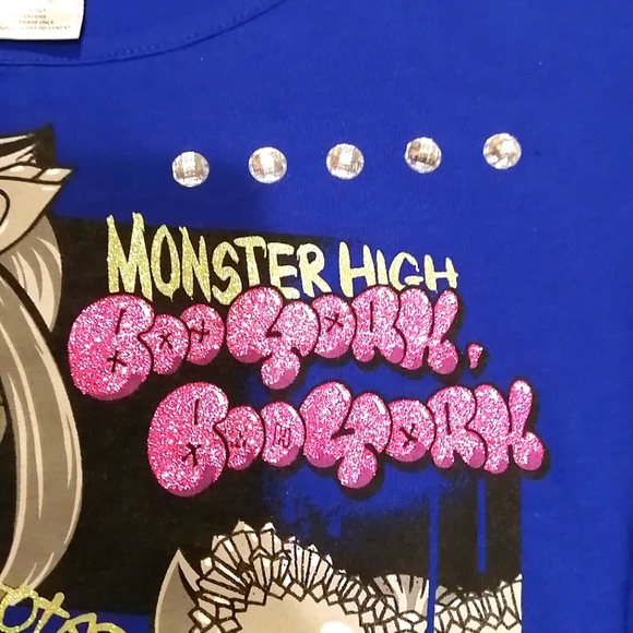 Monster High Girl's Shirt Arm Warmers NWT Size M/M(10/12) - Picture 9 of 10